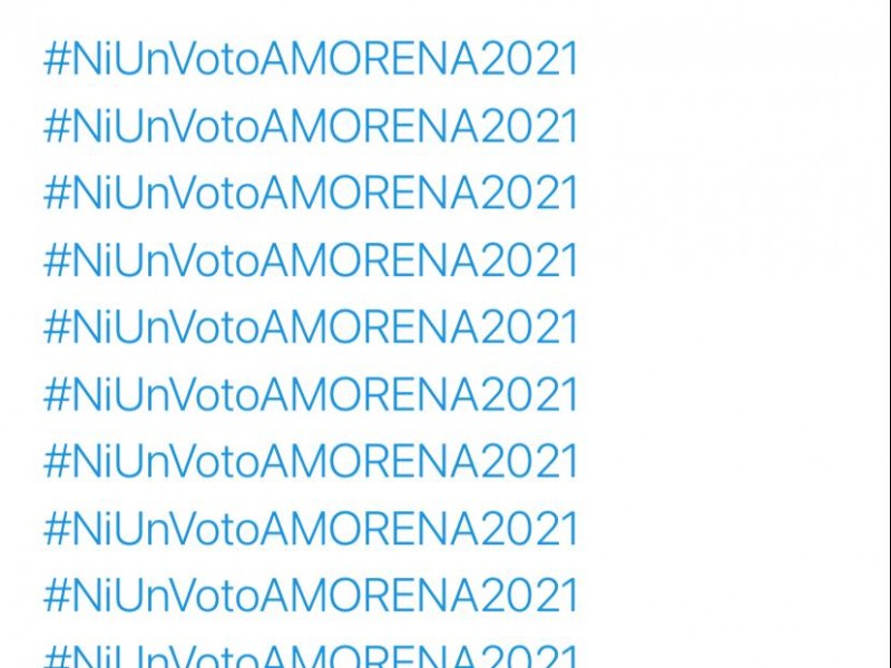 Feministas promueven hashtag #NiUnVotoAMORENA2021, por candidatura aprobada de Félix Salgado