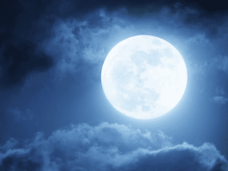 Fenómeno de la luna azul todo un espectáculo