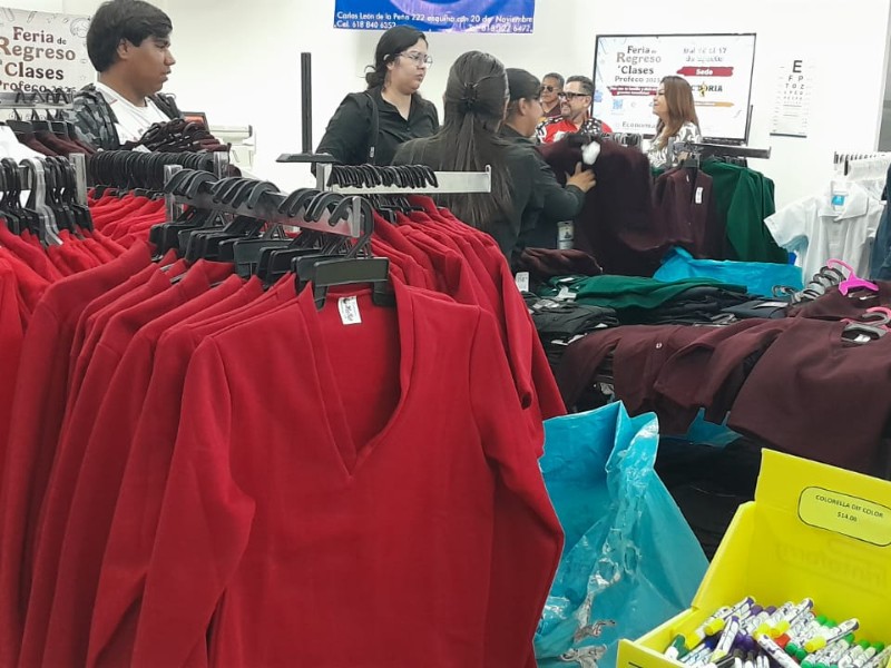 Feria de Regreso a Clases ofrece descuentos y servicios en la capital