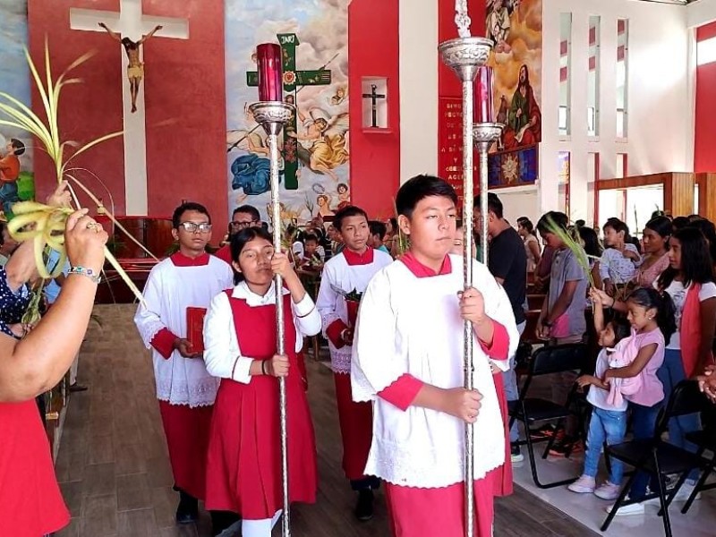 Festejan Domingo de Ramos en Tuxtla Gutiérrez