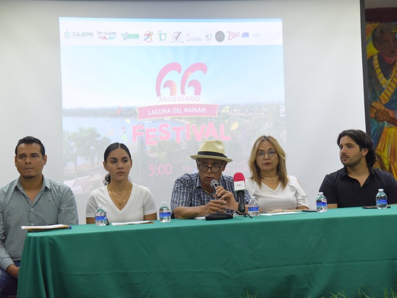 Festejaran 66 aniversario de la Laguna del Náinari