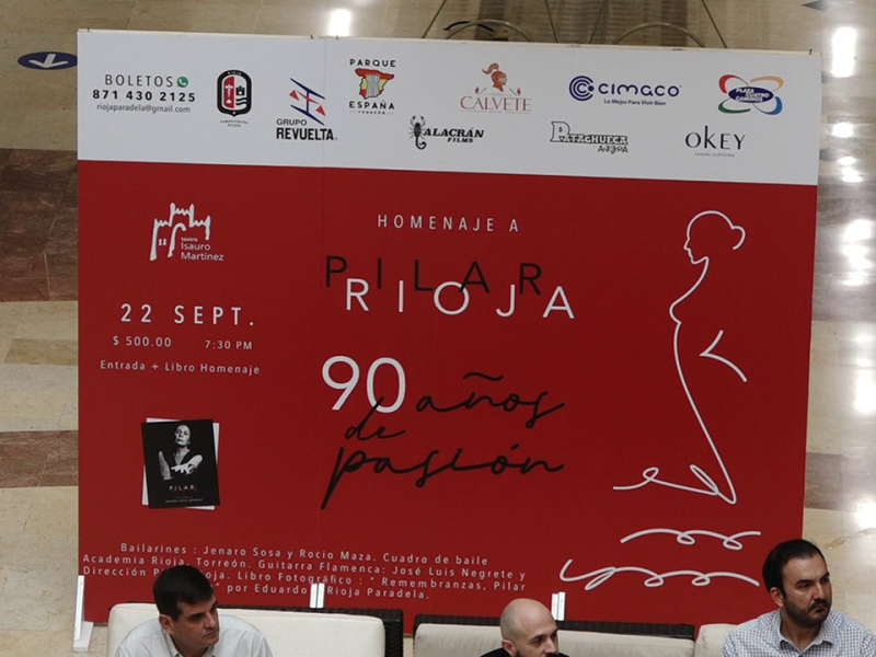 Festejarán 90 años de vida de la bailarina Pilar Rioja