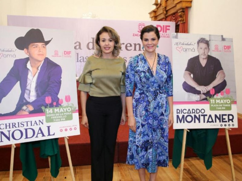 Festejarán madres con Ricardo Montaner y Christian Nodal