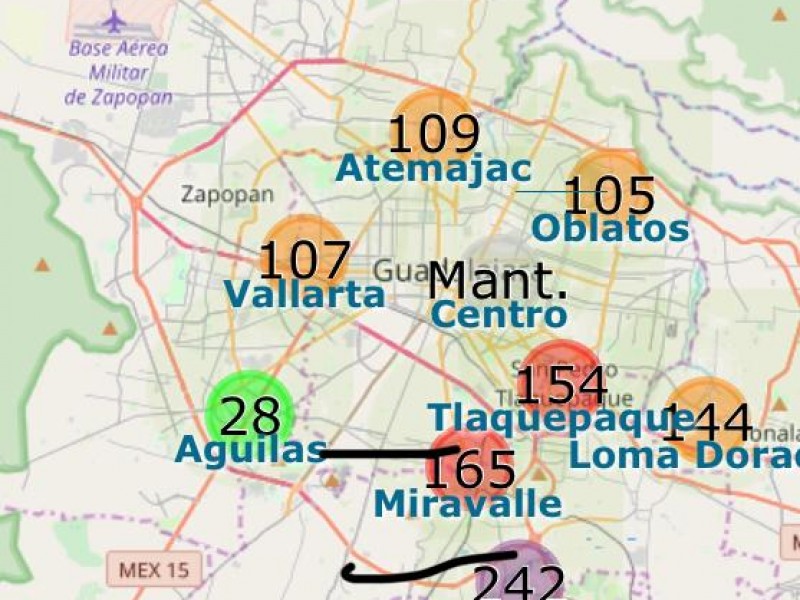 Festejos Navideños dejan mala calidad del Aire