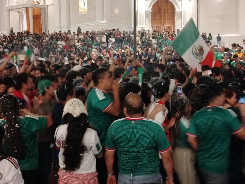 Festejos por triunfo de México dejan una lesionada y dos detenidos