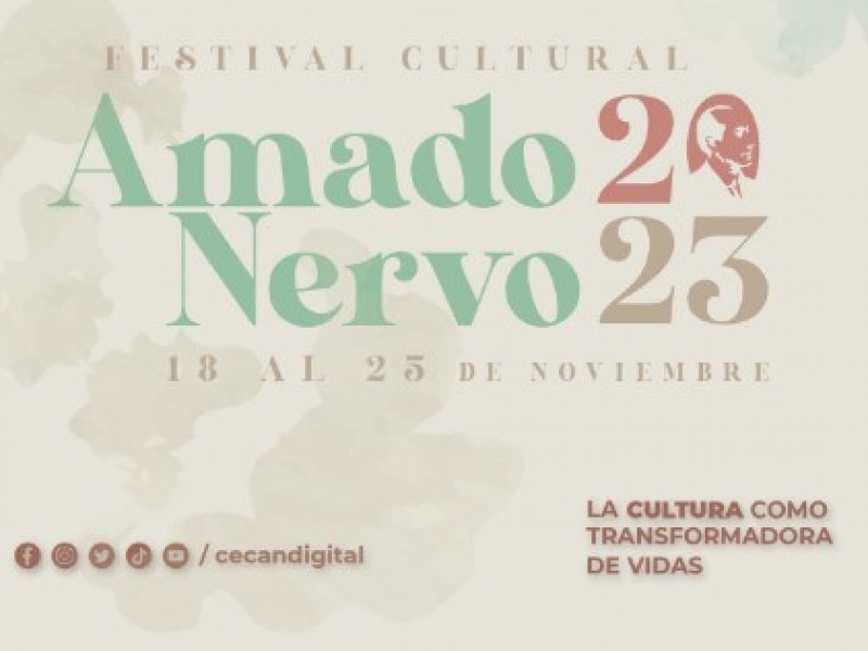 Festival Cultural Amado Nervo se realizará en las calles