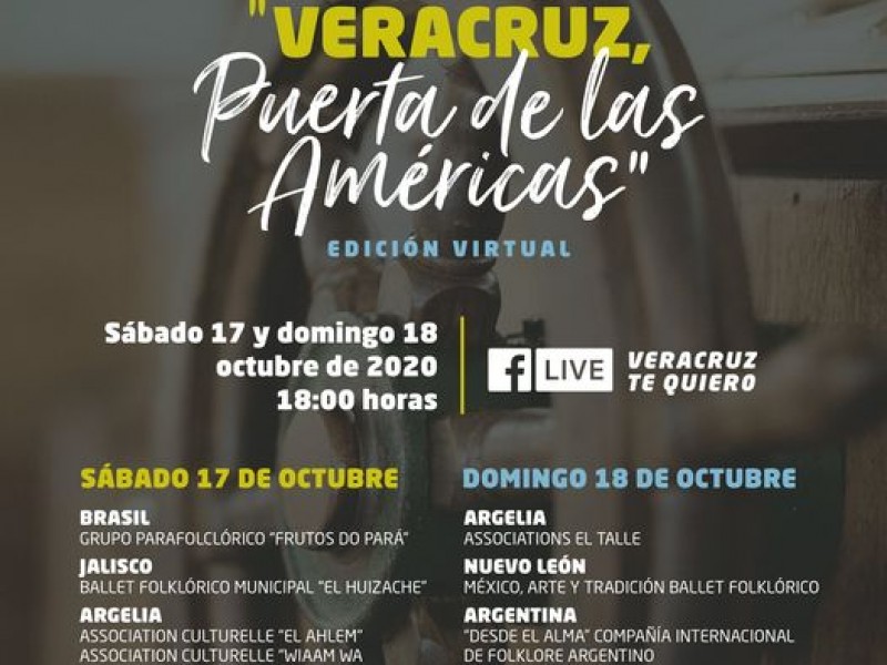 Festival Internacional del folklore de Veracruz será virtual