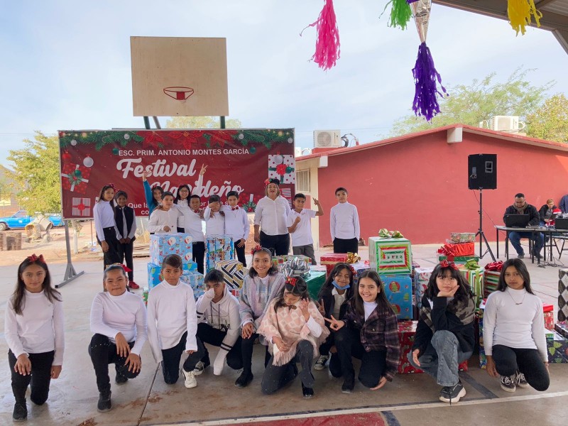 Festival Navideño en primaria Antonio Montes García