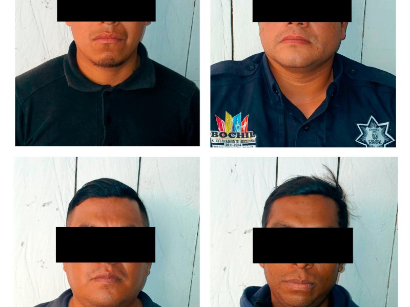 FGE detiene por robo a policías corruptos en Bochil