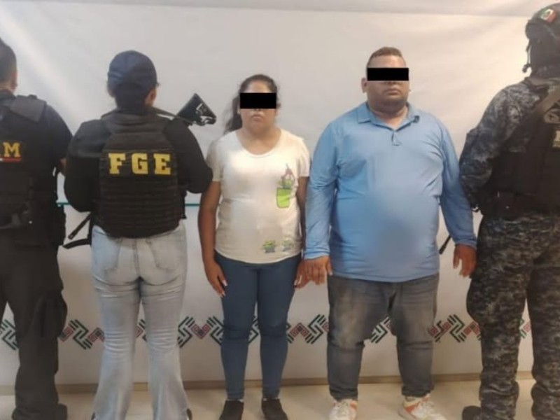 FGE detienen a dos personas por actos de extorsión