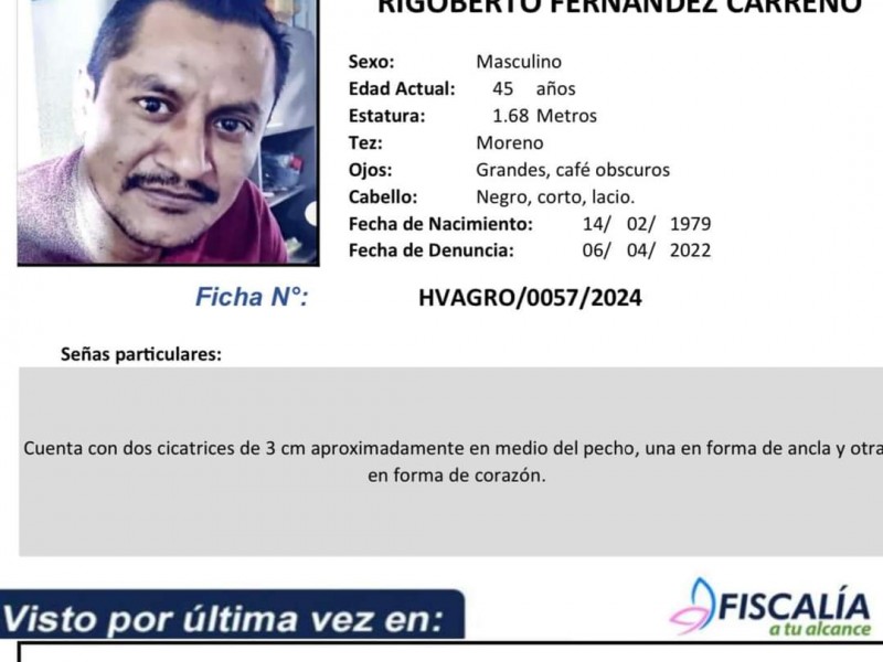 FGE emite alerta para localizar a hombre de Zihuatanejo