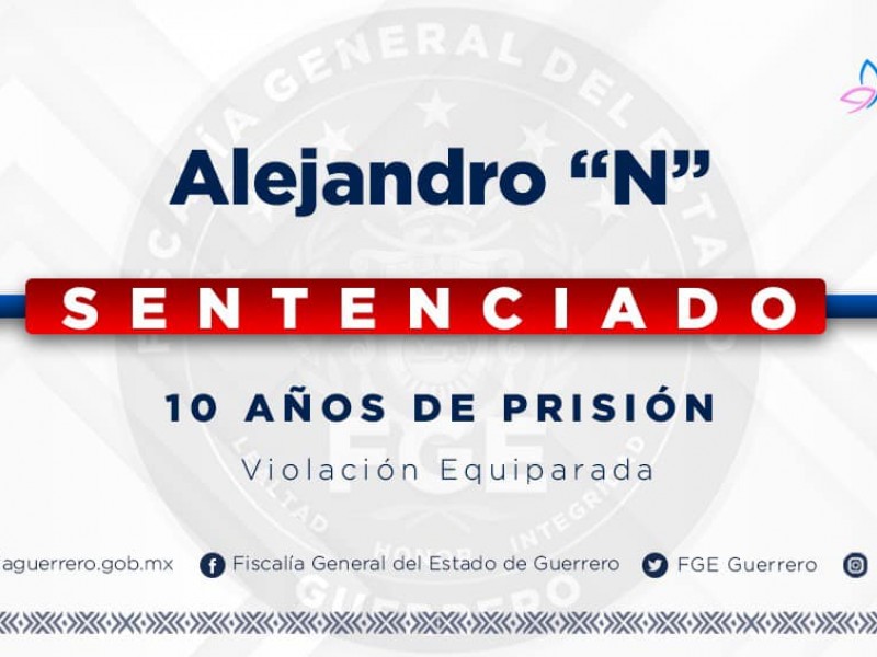 FGE Guerrero logró Sentencia Condenatoria por Violación Equiparada en Zihuatanejo