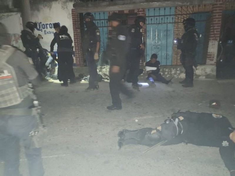 FGE investiga agresión a 4 policías estatales en Taxco