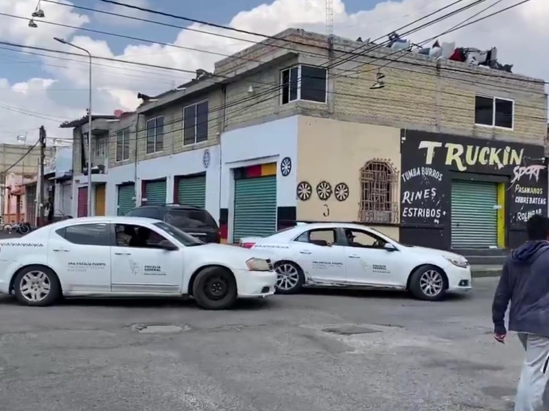 FGE y SSP despliegan operativo en la 46 Poniente