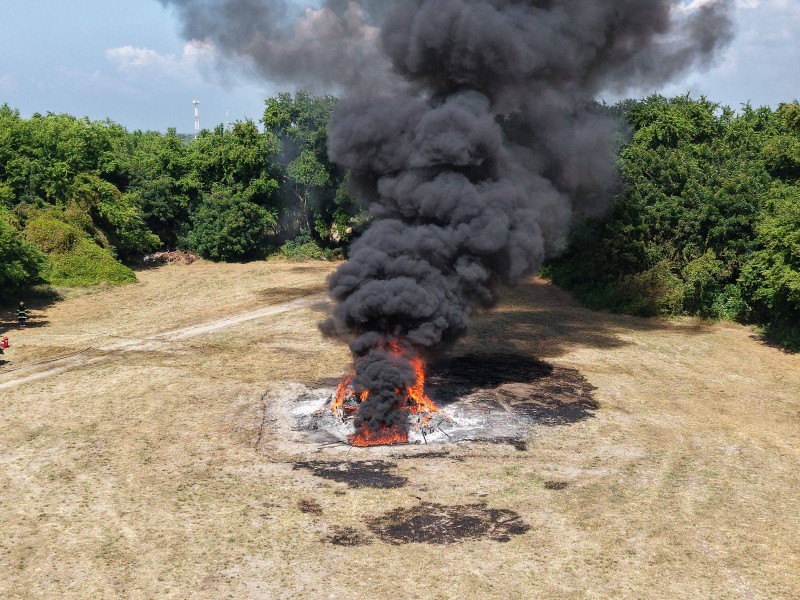 FGR destruye más de dos toneladas de narcóticos