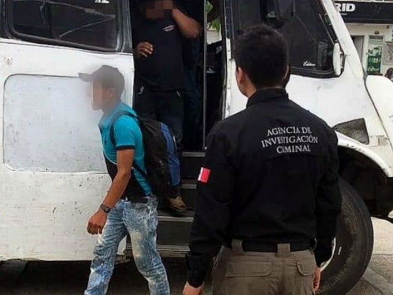 FGR rescató a 72 migrantes centroamericanos