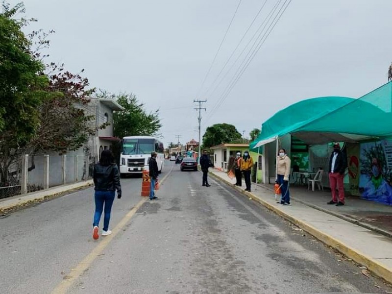 Filtros sanitarios siguen activos en Tamiahua