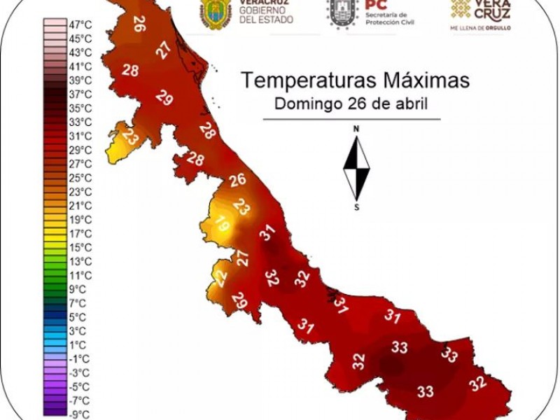 Fin de semana caluroso para Veracruz