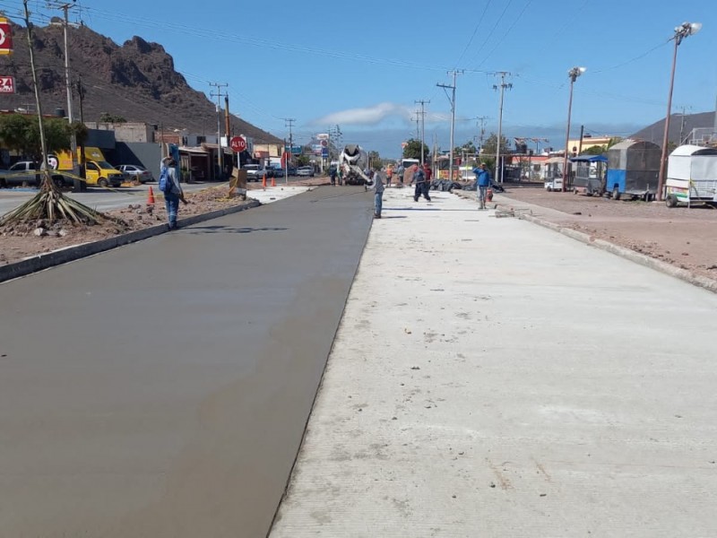 Finaliza obra de construcción de crucero en Guaymas Norte
