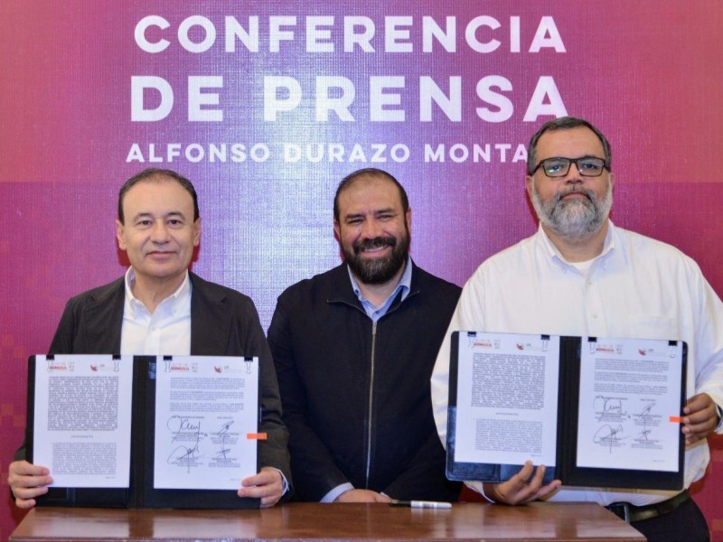 Firma Gobernador convenio para garantizar conectividad a Internet en Sonora