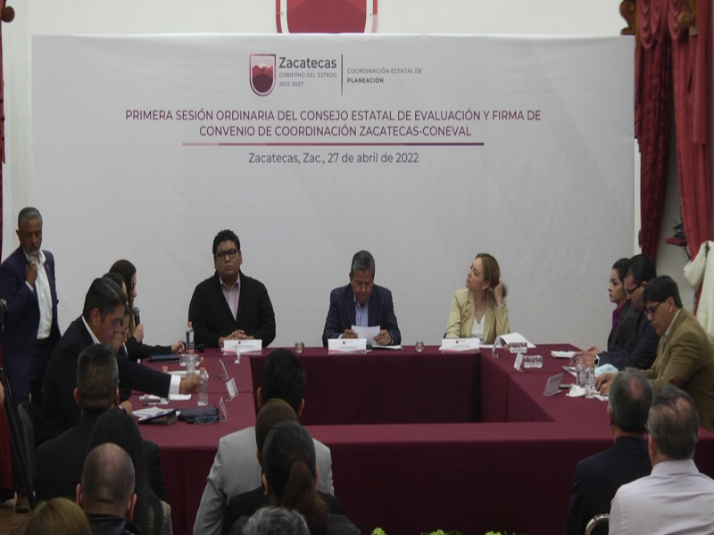 Firma GODEZAC convenio con CONEVAL