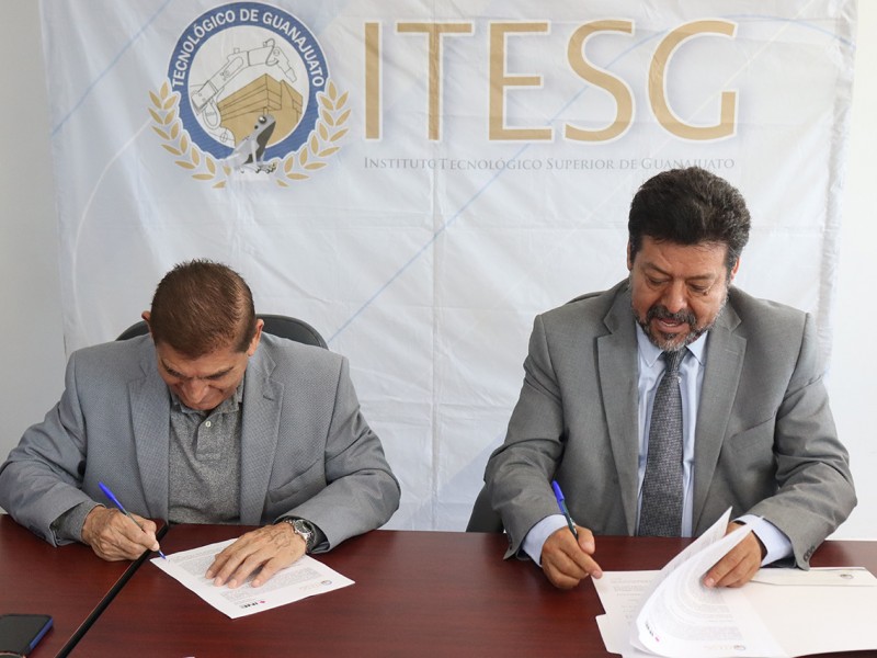 Firma INE Guanajuato y ITESG convenio