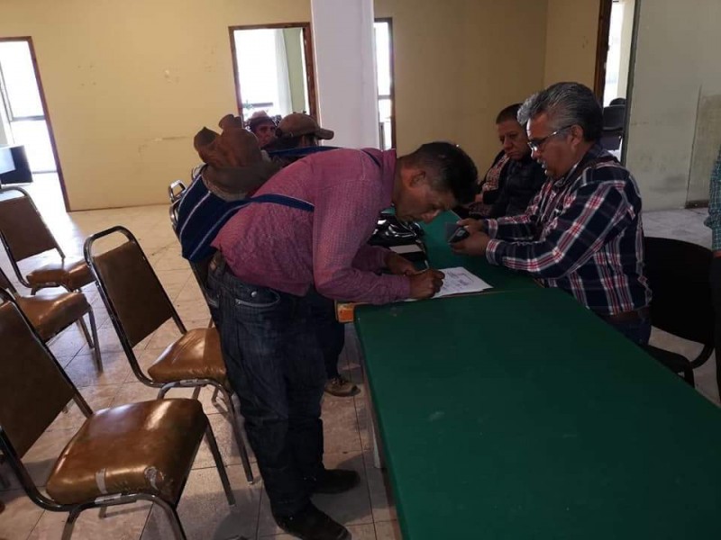 Firman acuerdo de Paz comunidades de San Cristóbal