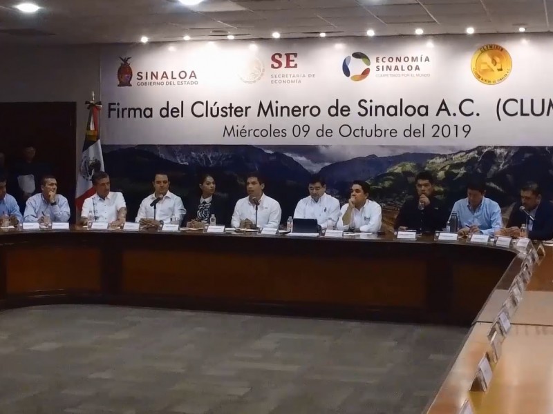Firman acuerdo para instalar Clúster Minero de Sinaloa