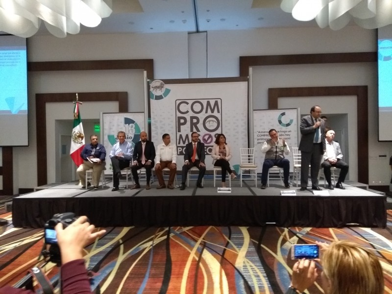 Firman compromisos Candidatos a la alcaldía de León