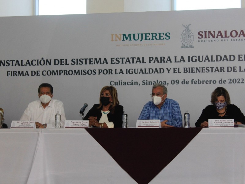 Firman compromisos por la igualdad, Sinaloa