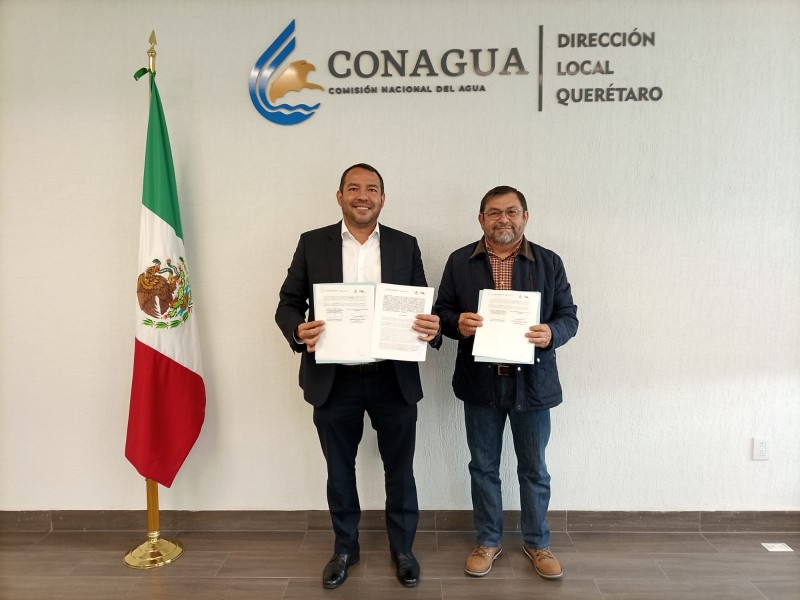 Firman convenio CONAGUA Y SJR