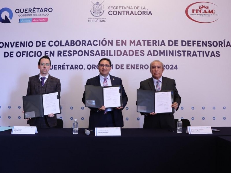 Firman Convenio de Colaboración Contraloría y la FECAAP