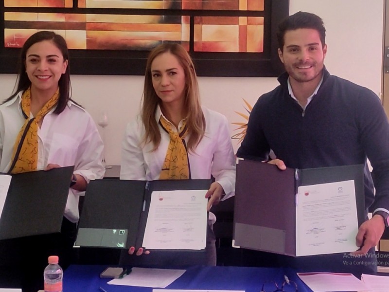 Firman convenio entre AMANC Zacatecas e Instituto de la Juventud