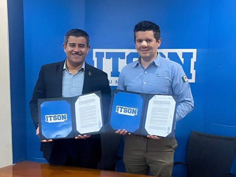 Firman convenio UTE e ITSON para fortalecer educación