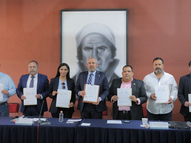 Firman FORTAPAZ seis municipios más