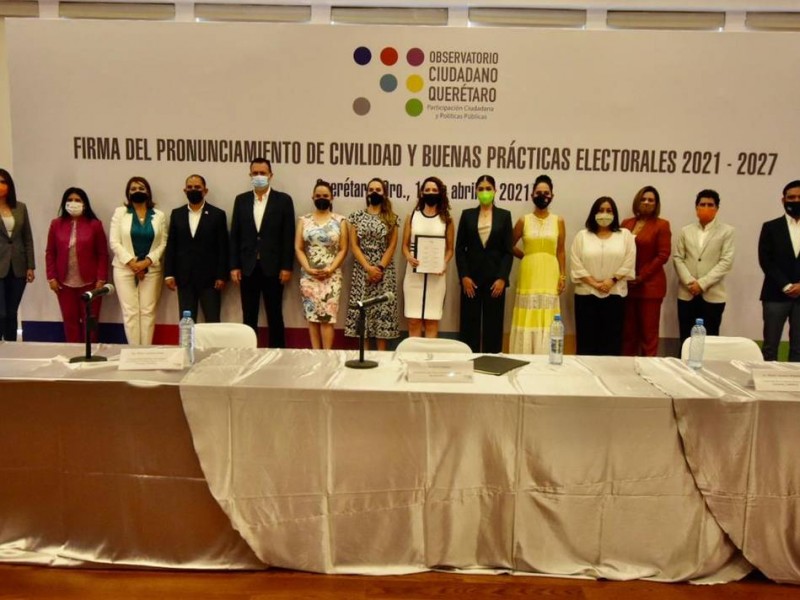 Firman pacto de civilidad