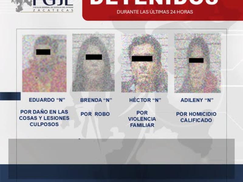 Fiscalía cumplimenta órdenes de aprehensión contra 5 personas