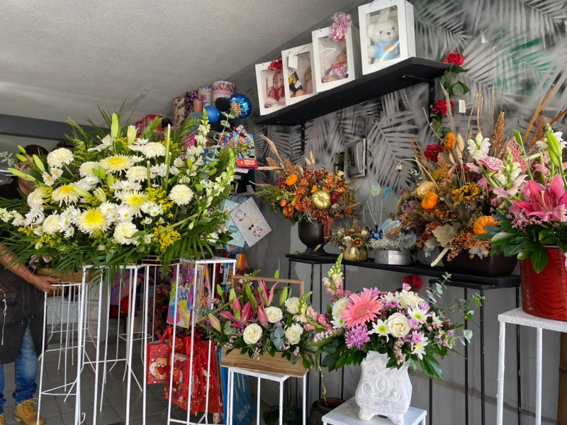 Florerías esperan aumentar ventas los próximos días
