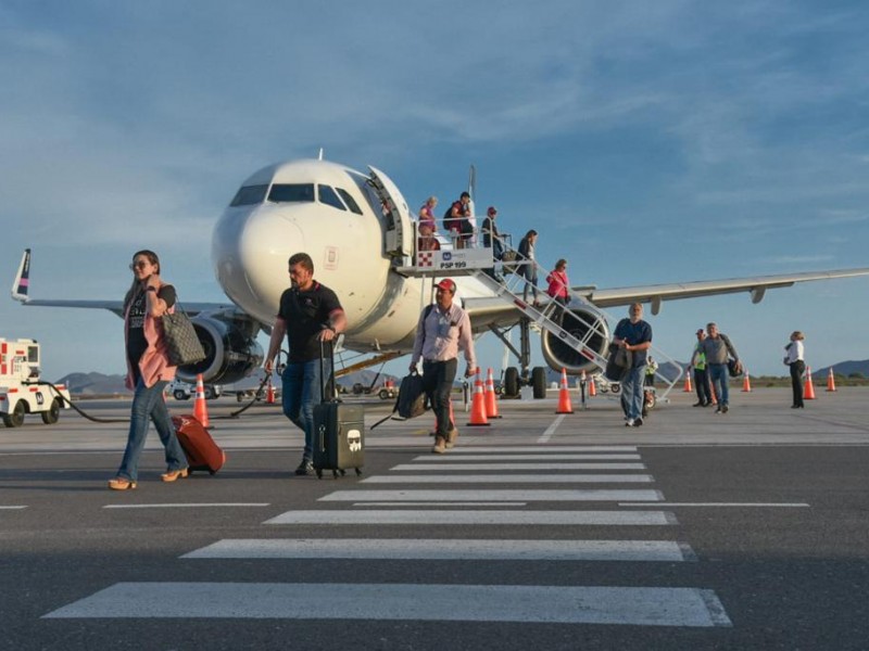 Flujo de pasajeros vía aérea se disparó en diciembre