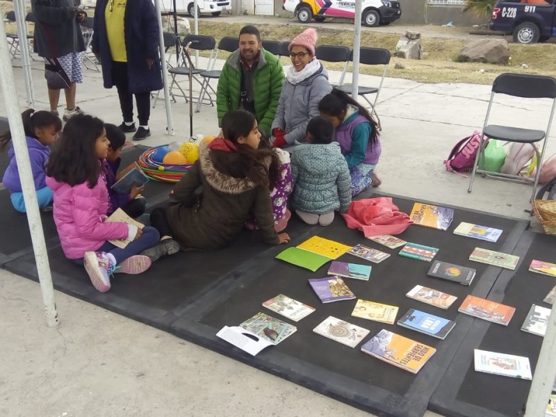 Fomentan la lectura en Presa de Bravo