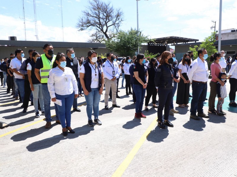 Fortalece Oaxaca cultura de la prevención en Simulacro Nacional 2021