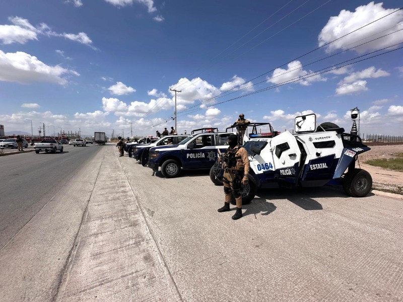 Fortalecen operativo Dragón para garantizar seguridad en la Comarca Lagunera de Durango