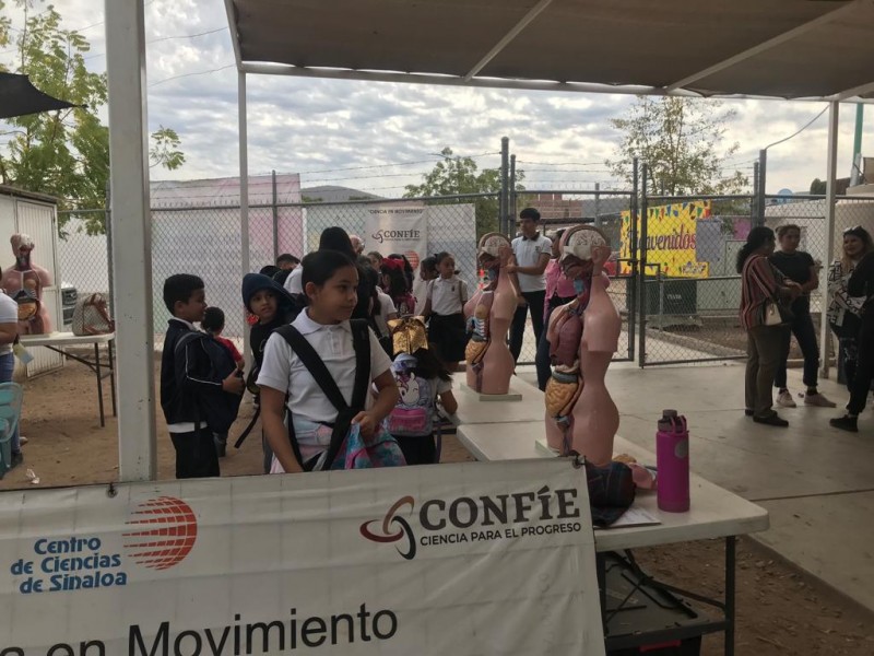 Realizan segunda jornada de ciencia en movimiento