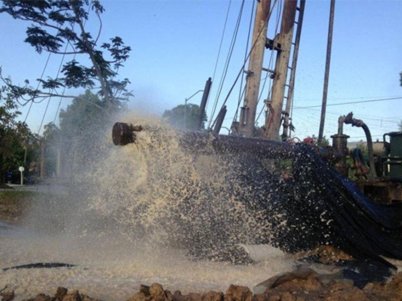 Fracasó perforación de pozo de agua en la Alameda