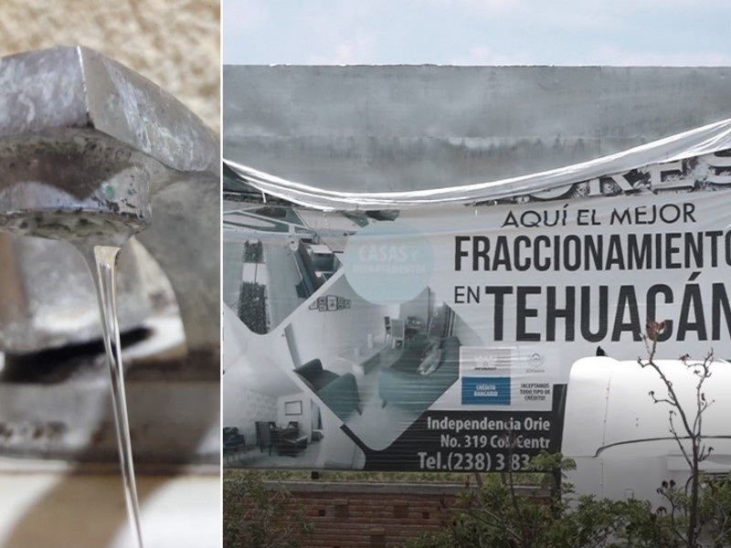 Fraccionamiento Real de las Flores atraviesa problemática de agua