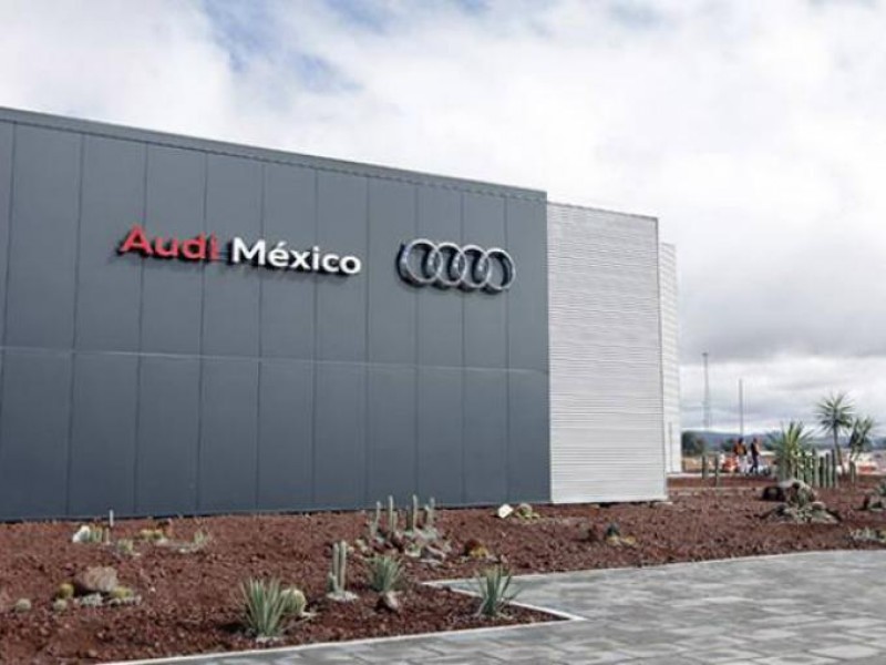 Frena producción, planta  Audi ubicada en San José Chiapa