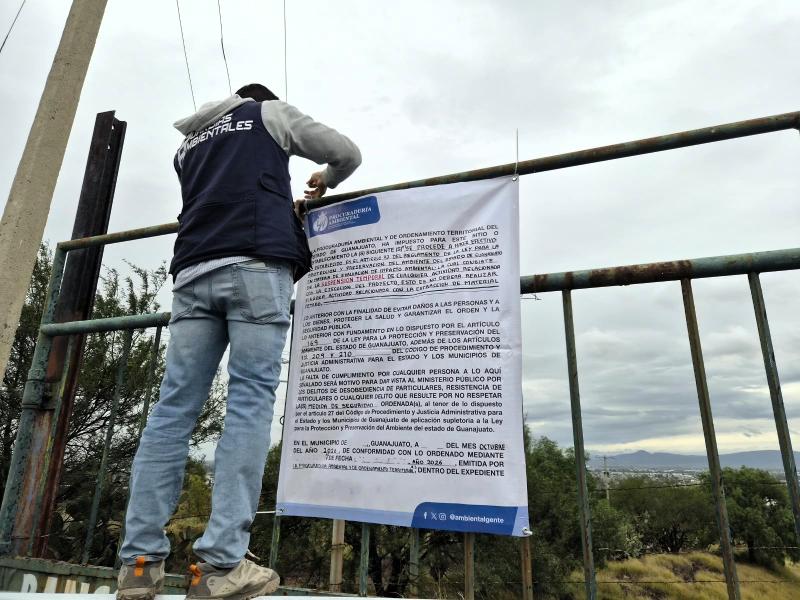 Frenan extracción de material pétreo en Salamanca por falta de acreditación ambiental