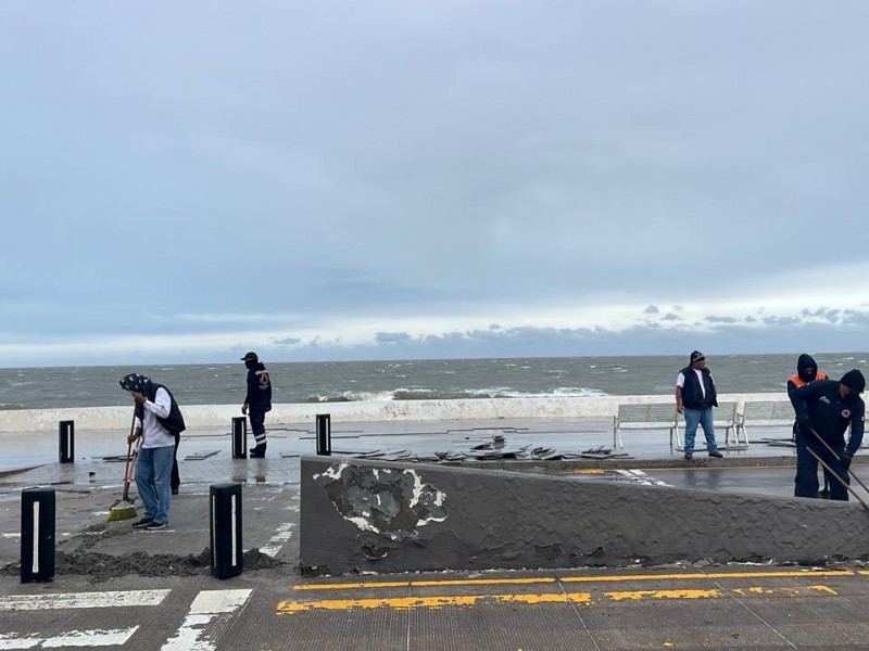 Frente frío 19 deja afectaciones en Veracruz, Oaxaca y Tabasco