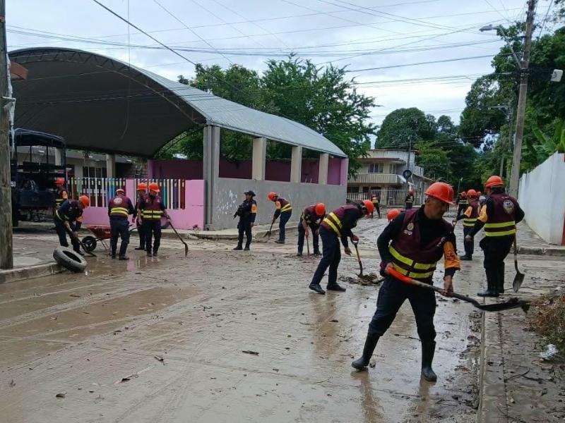 Frente Frío 2 deja afectaciones en 45 municipios norveracruzanos; inicia recuperación