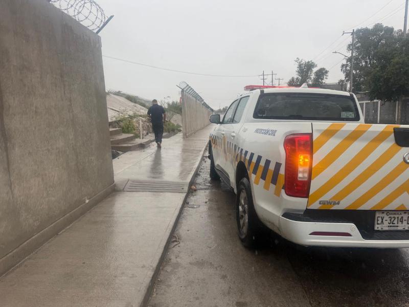 Frente frío y lluvias activan acciones preventivas en Torreón